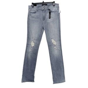 J Brand NWT Close Cut Slit Hem Rail Slim Jeans Womens Size 31